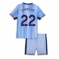 Camisa de Futebol Tottenham Hotspur Brennan Johnson #22 Equipamento Secundário Infantil 2024-25 Manga Curta (+ Calças curtas)